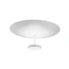 LED-loftlampe Yuko, hvid, metal, 23 cm høj, dæmpbar