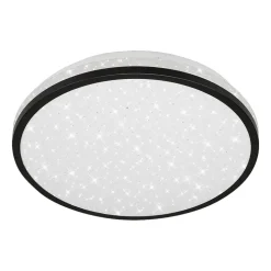 LED-loftslampe 3403-015, med stjernedekor, 4.000K