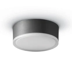LED-loftslampe 1421 til udendørs brug, grafit Ø 20,5 cm
