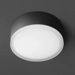 LED-loftslampe 1421 til udendørs brug, grafit Ø 20,5 cm