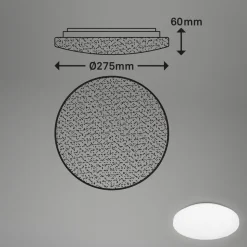 LED-loftslampe Case IP44 starry sky 840 Ø 28cm