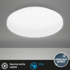 LED-loftslampe Case IP44 starry sky 840 Ø 28cm