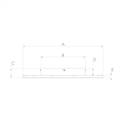 LED-loftslampe Lanciano 1 med fjernbetjening Ø38cm