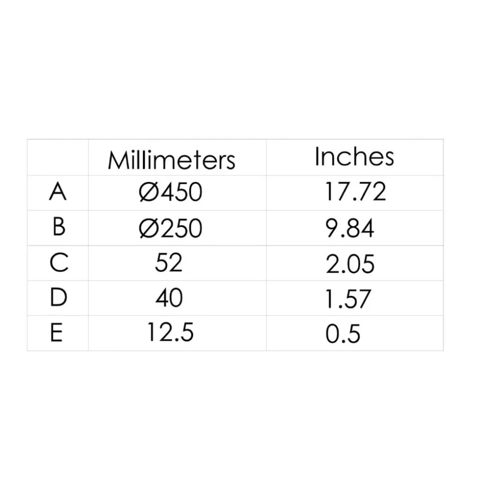 LED-loftslampe Lanciano 1 med fjernbetjening Ø38cm