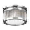 LED-loftslampe Paulson IP44 krom Ø 27,9 cm