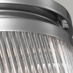 LED-loftslampe Paulson IP44 krom Ø 38,1 cm