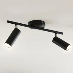 LED-loftspot Camille, sort, to lyskilder