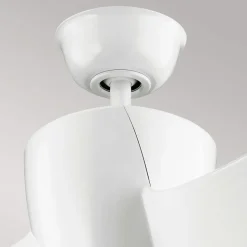 LED-loftventilator Phree 56, trebladet, hvid