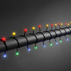 LED-lyskæde 160 lk, 12,72m udendørs brug, farverig