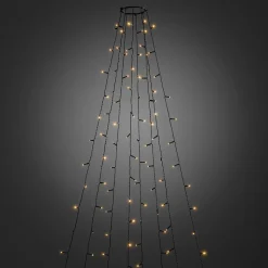 LED-lyskæde Lyskappel med 8 strenge