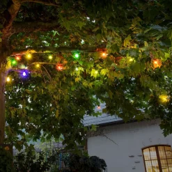 LED-lyskæde til forlængelse af ølhaven, farverig