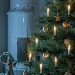 LED-lyskæde top pærer IP20 rav 16-flamme