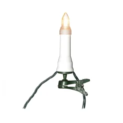 LED-lyskæde top pærer IP44 rav 16-flamme