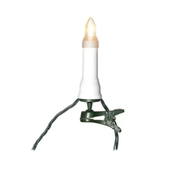 LED-lyskæde top pærer IP44 rav 25-pærer