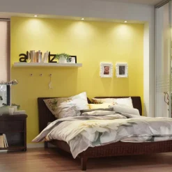 LED-møbelindbygningslampe FR 55, grå, plast, 3-pak