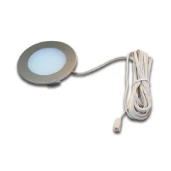 LED-møbelindbygningslampe FR 55 i rustfrit stål