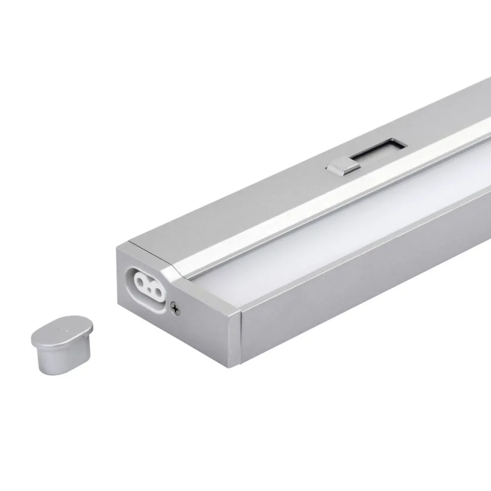 LED-møbellampe Conero DIM Euro-stik 40 cm grå