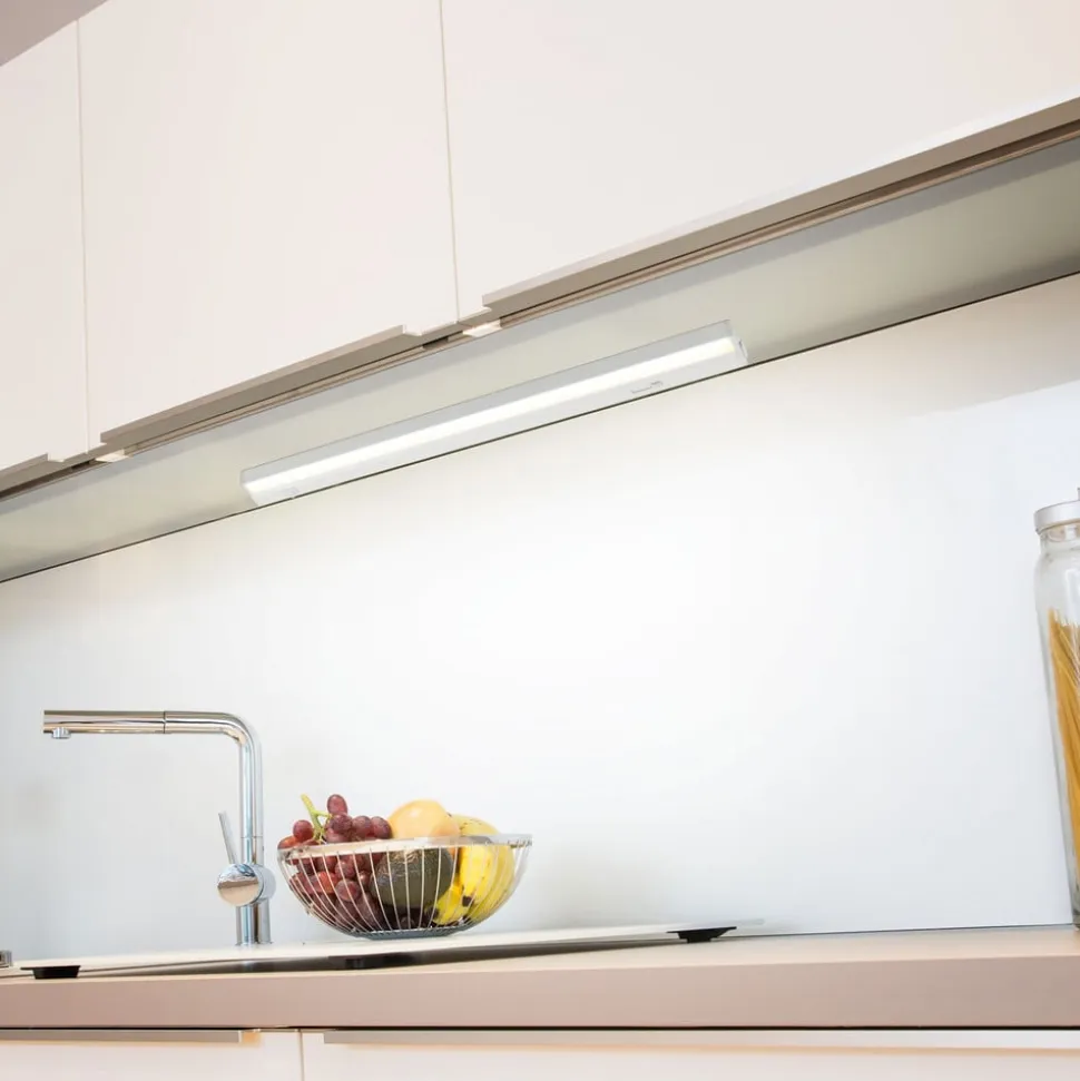 LED-møbellampe Conero DIM Euro-stik 40 cm grå