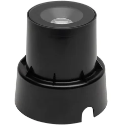 LED-nedbygningslampe 7876, sort