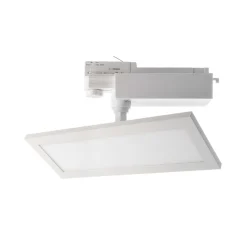 LED-panel TRACK LIGHT, hvid, 3-faset, 4.000 K, tænd/sluk