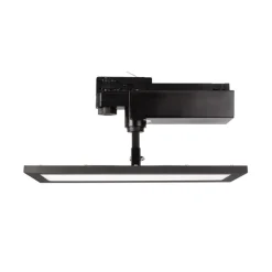 LED-panel TRACK LIGHT, sort, 3-faset, 4.000 K, tænd/sluk