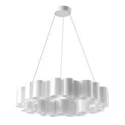 LED-pendellampe Honey, dæmpbar, rund, 86 cm