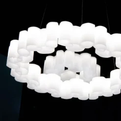 LED-pendellampe Honey, dæmpbar, rund, 58 cm