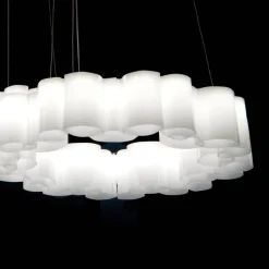 LED-pendellampe Honey, dæmpbar, rund, 58 cm