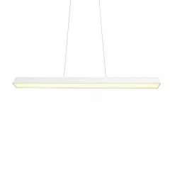 LED-pendellampe Paros DUOline, bjælke, hvid mat