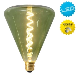 LED-pære Dilly E27 4W 2200K dæmpbar, grøntonet