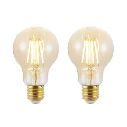 LED-pære E27 6,5 W 825 rav 3-trins-dæmper, 2 stk