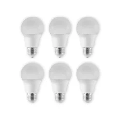 LED-pære E27 A60 4,9 W 3.000 K opal, 6 stk
