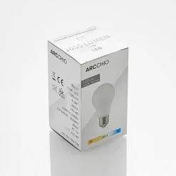 LED-pære E27 A60 9,5 W 3.000 K opal sæt med 10 stk