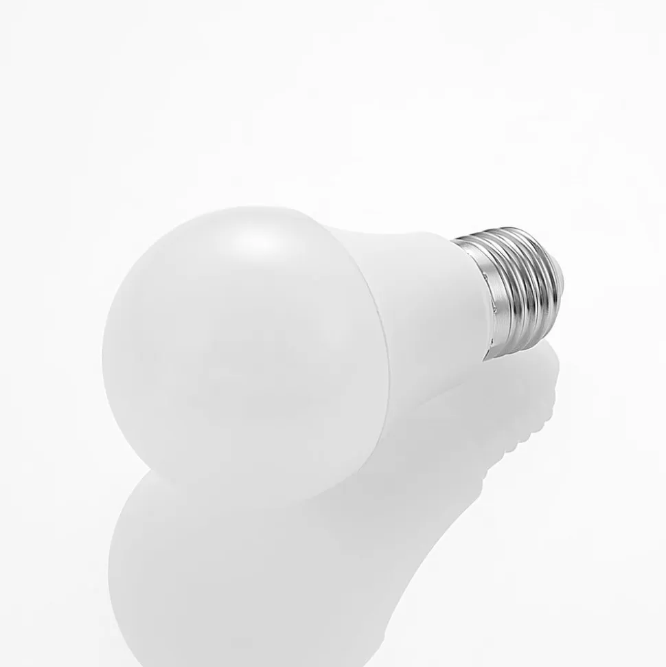 LED-pære E27 A60 9,5 W 3.000 K opal, sæt med 2 stk