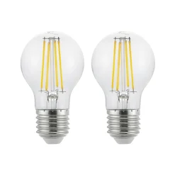 LED-pære E27 A60 6,5 W 827 3-trins-dæmper, 2 stk