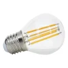 LED-pære E27 G45 4,5 W filament klar 827, dæmpes