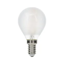 LED-pære E14 G45, mat, 6W, 2.700 K, 720 lm, dæmpbar