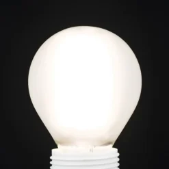 LED-pære E14 G45, mat, 6W, 2.700 K, 720 lm, dæmpbar