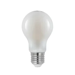LED-pære E27 8W 2.700 K dæmpes opal 3 stk
