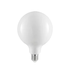 LED-pære E27 6W 2.700 K G125 kan dæmpes opal 3 stk