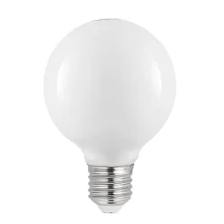LED-pære E27 8W G80 2.700K dæmpbar, opal