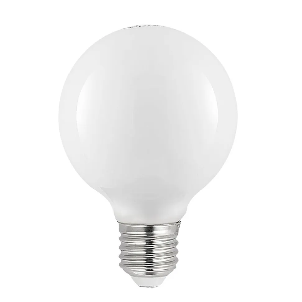 LED-pære E27 8W G80 2.700K dæmpbar, opal