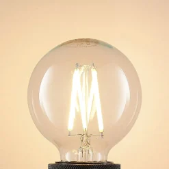 LED-pære E27 8W G80 2.700K glødetråd dæmpbar klar