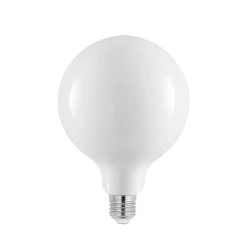 LED-pære E27 6W 2.700K G125 Globe, dæmpbar, opal