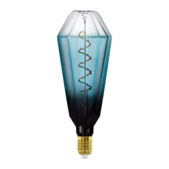 LED-pære E27 4W T100 2.000K filament blå dæmpbar