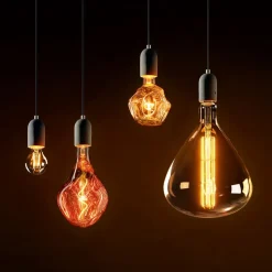 LED-pære Giant Ball E27 4W 918 dim kobber-metal.