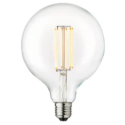 LED-pære Globe, E27, Ø 12,5 cm, 3,5 W, 2.200 K, dæmpbar