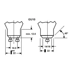 LED-pære SUPERIA RETRO, ES50 GU10 6 W 927 575 lm dæmpbar
