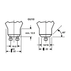 LED-pære SUPERIA RETRO, ES50 GU10 6 W 930 575 lm dæmpbar