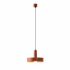LEDS-C4 Keops 1-pendellampe, terracotta-mat, Ø 28 cm, aluminium